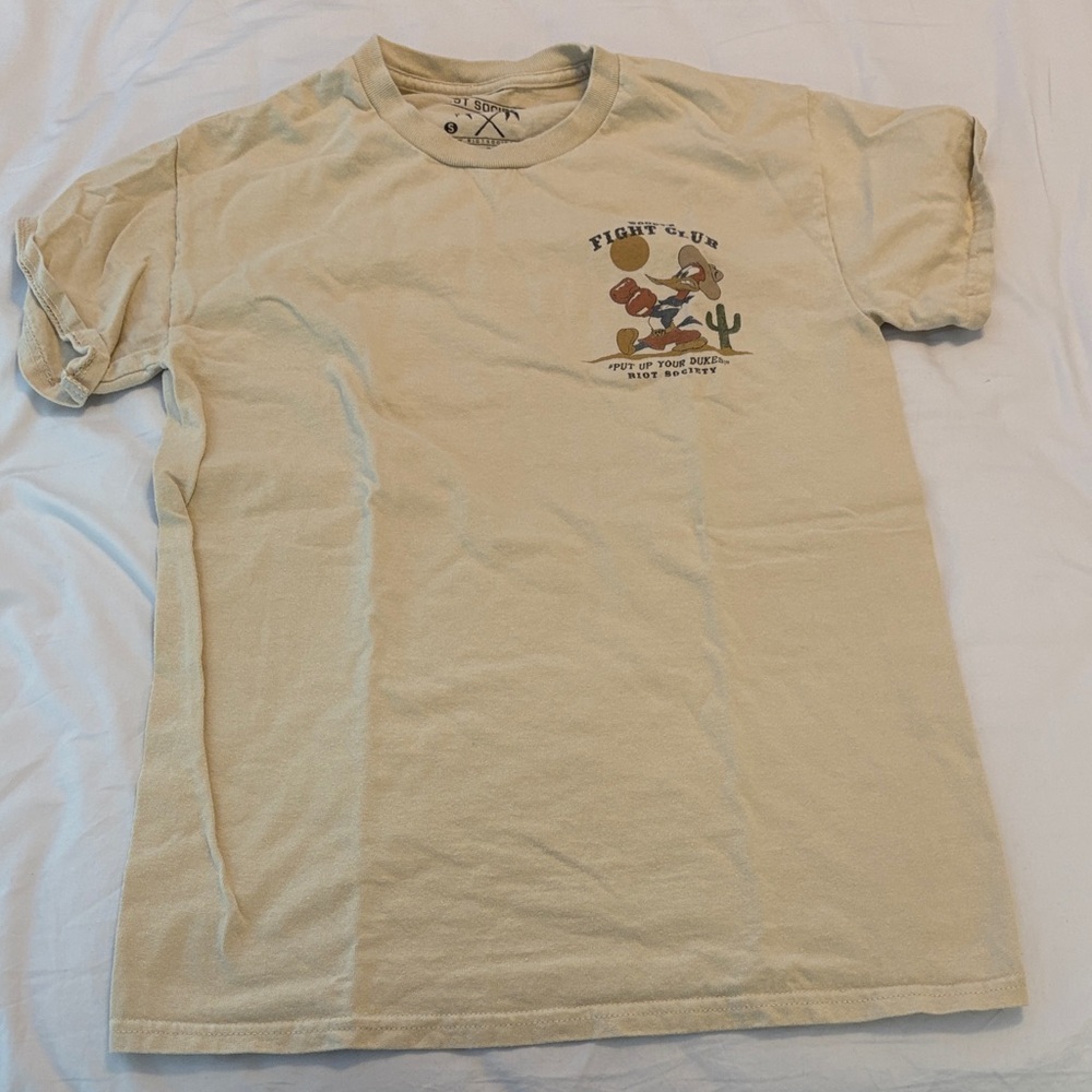 Riot Society Beige Graphic Tee